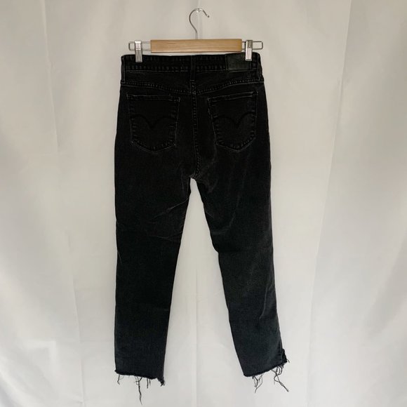 Levi's 712 Slim Jeans Size 29 Black - Picture 3 of 7